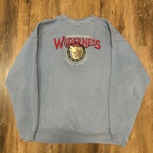 Vintage American Wilderness Wolf Sweatshirt